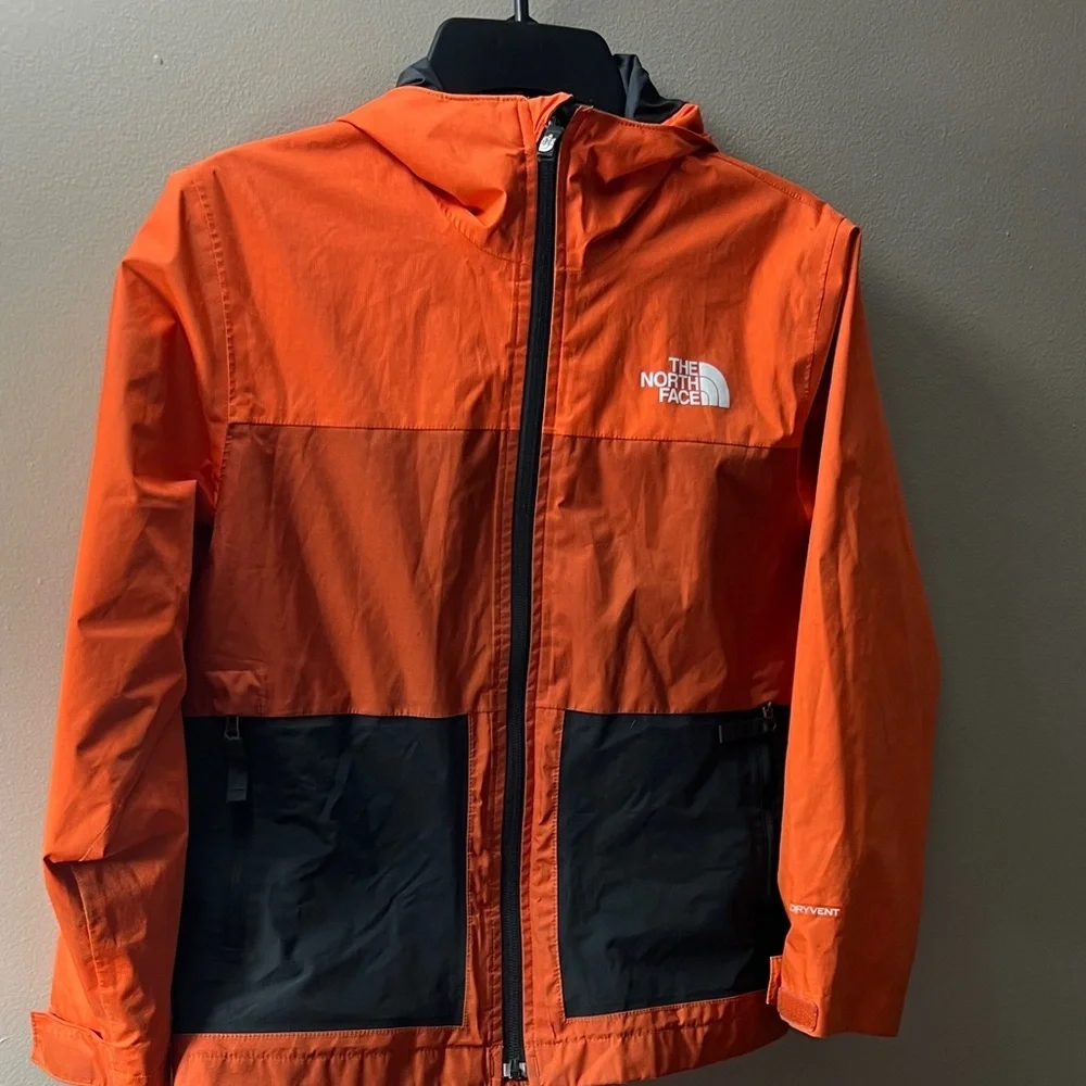 The North Face Vibrant Orange and Black Jacket
